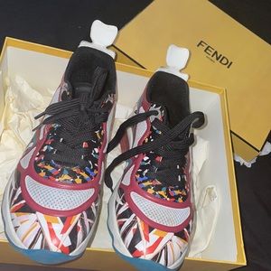 Multi color fendi sneakers